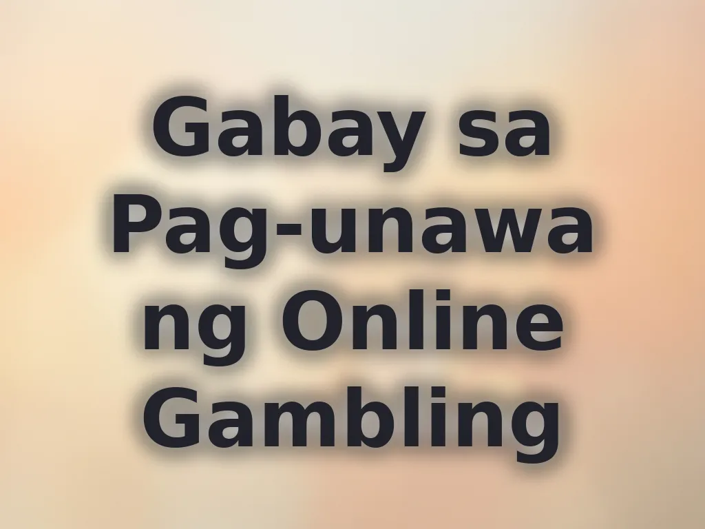 Gabay sa online betting